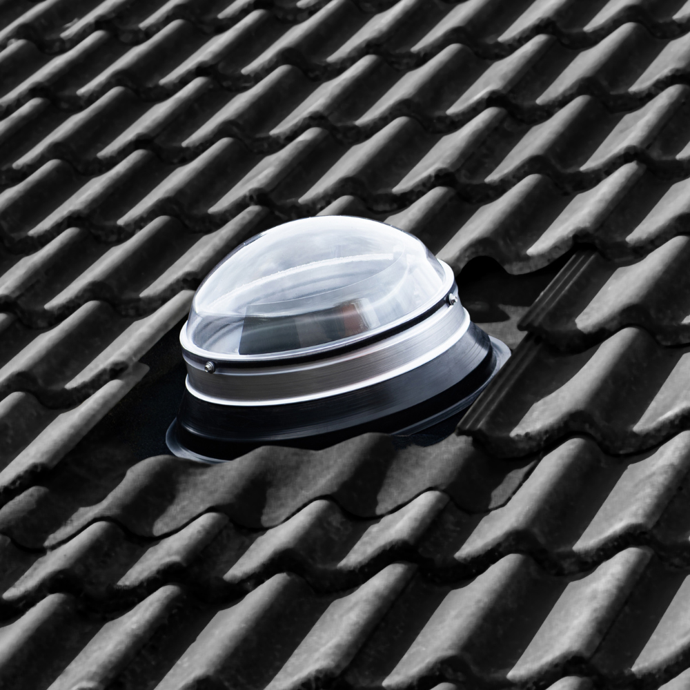 Solatube buitenzijde (dak- gevelzijde)