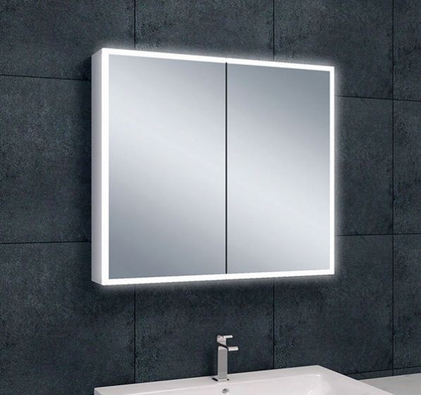 Spiegelkasten Witkleurig