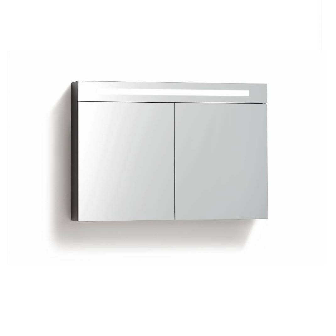 Spiegelkasten Zwartkleurig