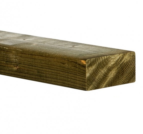 Vuren C Druk geimpregneerd 50x125