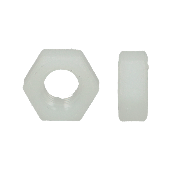 Zeskantmoer - Nylon - PA6