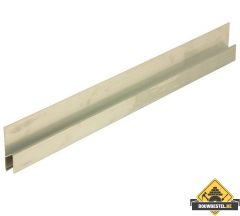 Wandrij SUPER PROF aluminium h-profiel. lengte 200 cm