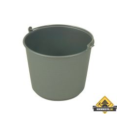 Bouwemmer grijs 12 liter