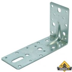 Hoek / Hoekanker / Versterkingshoek 90X150mm 60X2.5 Met Ril 115x2 Sendzimir Verzinkt - per stuk
