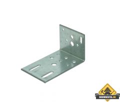 Hoekanker / hoekijzer  | Staal rvs | 50x90mm 57x2mm | 25 stuks