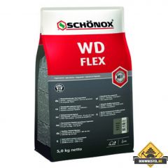 Schonox WD-Flex Voegmortel - Donkergrijs (5kg)