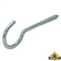 Schroefhaak Houtdraad 80X20mm Diameter: 4.4 Verzinkt - 25 stuks