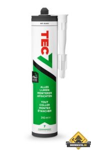 Tec7 Lijm / Kit Wit Koker 310ml