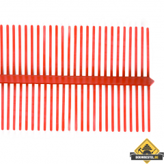 Vogelmuisschroot 65 mm/100 cm rood per stuk