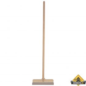Wand-/vloerschraper met houten steel hoog model - 0,7 mm