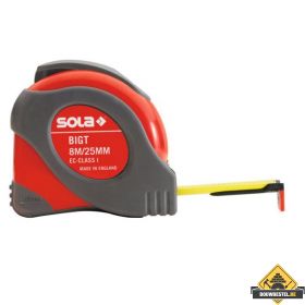 Rolbandmaat staal SOLA BigT 5 m x 19 mm