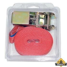 Sjorband 25mm 1-delig met ratel LC800 5 mtr. per stuk