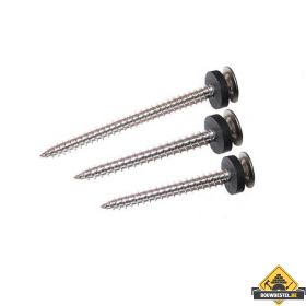 Dakpanschroef RVS TORX 70 mm met epdm-ring 200 stuks per pak