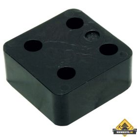 GB Drukplaatjes / Stelplaatjes Zwart Zonder Sleuf 70X70X30 - 48 stuks