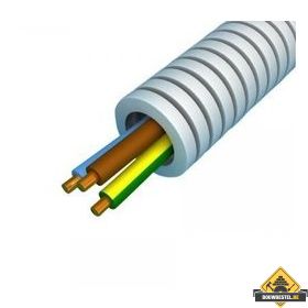 Flexbuis met draad 3x2.5mm2 16mm 5/8inch 50 meter 