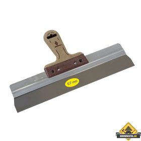 Gipsmes SUPER PROF PURE aluminium 570x0.7 mm RVS met LEDEREN-greep