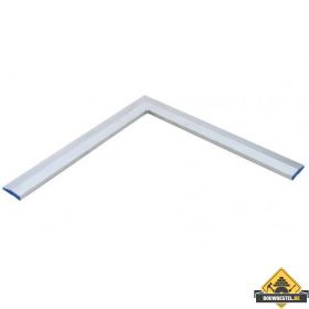 Hoekwandrij SUPER PROF aluminium trapezium. 2 x 75 cm