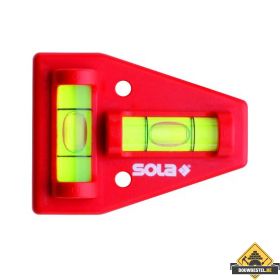 Kruiswaterpas kunststof SOLA K5 45 x 60 mm