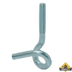 Krulhaak M10 120X20mm Diameter: 8.85 Verzinkt - per stuk