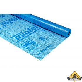 Miofol 125G 1,50 x 50 meter (75m²) Dampopen (dampdoorlatende) Folie