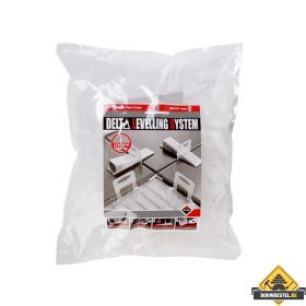 Rubi Nivelleer / Levelling clips dikte 1.5mm hoogte 3-12mm 400st