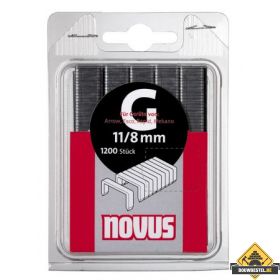 Novus vlakdraad nieten G 11 12 mm. 600 st.