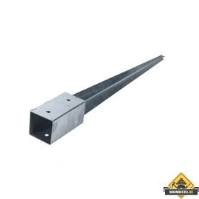 Paalhouder Met Punt Thermisch Verzinkt 71x71mm