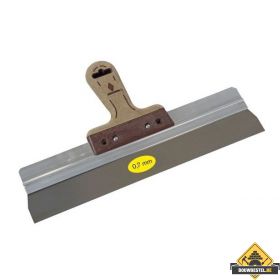 Gipsmes SUPER PROF PURE aluminium 220x0.7 mm RVS met LEDEREN-greep