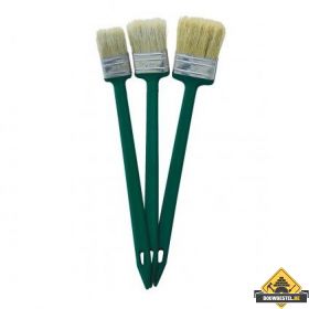 Radiatorkwast SUPER PROF ECO. wit haar. kunststof steel. 2.5 inch