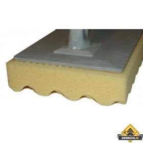 Schoonmaakspons SUPER PROF kunststof 280x140x35 mm. gegolfd