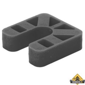 GB Drukplaatjes / Stelplaatjes Zwart Met Sleuf 70X70X20 40 stuks