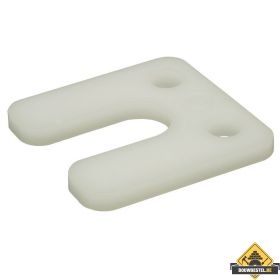 GB Drukplaatjes / Stelplaatjes Transparant Met Sleuf 70X70X6 - 48 stuks