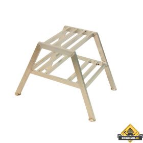 Stukadoorsbankje 50cm 2-treden aluminium