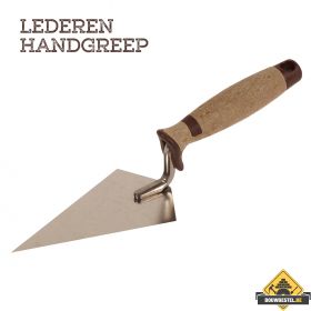 Super Prof Eco Pure RVS punttroffel spits afgeschuind - 140 mm