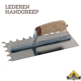 Lijmspaan SUPER PROF PURE 280x120mm halfrond 20x10 mm met Leer