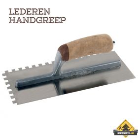 Lijmspaan SUPER PROF PURE 280x120 mm RVS, 8x8 mm Leer
