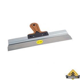 Gipsmes SUPER PROF aluminium 380x0.7 mm RVS met SUPERSOFT-handgreep