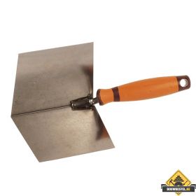 Hoekschop SUPER PROF ECO inwendig scherp. 80x60 mm RVS zachte greep