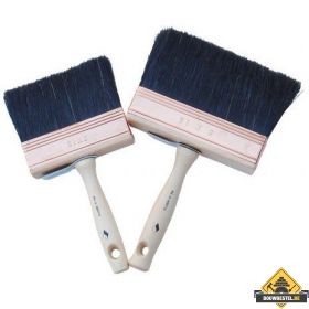 Blokkwast SUPER PROF. zwart haar. houten steel. 5 x 15 cm