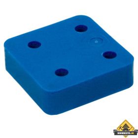 GB Drukplaatjes / Stelplaatjes Blauw Zonder Sleuf 70X70X20 - 48 stuks
