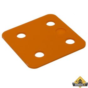 GB Drukplaatjes / Stelplaatjes Oranje Zonder Sleuf 70X70X2 - 48 stuks