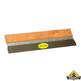 Gipsmes SUPER PROF 950x0.7 mm RVS. houten greep