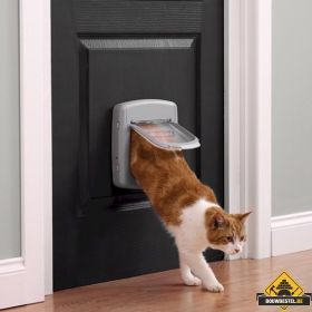 Kattenluik in deur plaatsen
