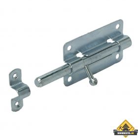 Plaatgrendel Elektrolytisch verzinkt 80x50 mm
