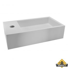 Wiesbaden Solid Surface fontein links 400x220x100