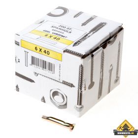 Fischer Spanhuls gegalvaniseerd 6.0x40mm doos 200 stuks