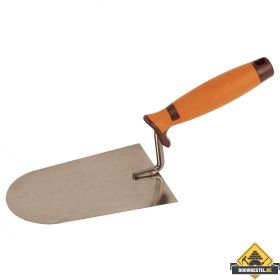 Stukadoorstroffel SUPER PROF ECO rond 180 mm RVS met SUPERSOFT greep