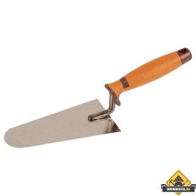 Troffel SUPER PROF ECO rond Belgisch model 180mm RVS met SUPERSOFT greep