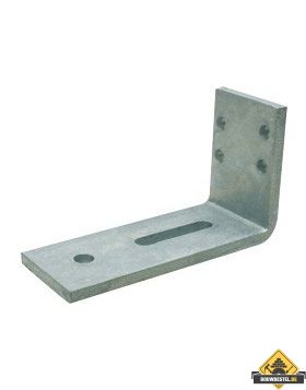 Hoekanker Zwaar 100X170mm 70x10mm (Gat: 65x13) Thermisch Verzinkt (type 47) - per stuk