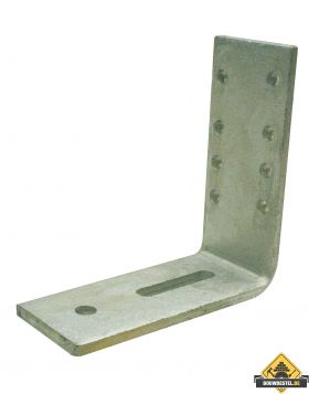 Hoekanker Zwaar 160X170mm 70x10mm (Gat: 65x13) Thermisch Verzinkt (Type 49)- per stuk
